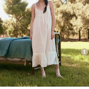 The Great The Eyelet Ruffle Tank Night Dress.